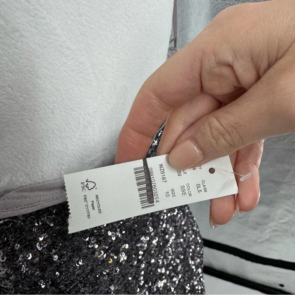 NWT J.Crew Collection Sequin floor-length slip dress